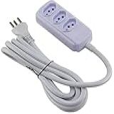 Extensao 3 Tomadas Tripolar 20A 5M Branco