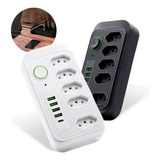 Extensão 5 Tomadas E 4 Usb 1 Tipo C Bivolt Power 110v 220v