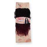 Extensão Cabelo Cacheado De Fibra Orgânica Weng Crochet 70cm Cor Preto Com Californiana Marsala Mt1b bug