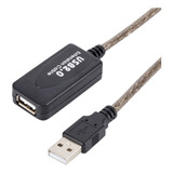 Extensão Cabo Usb 2 0 Ativo 10m Qualidade Cabo Extensor Ampl