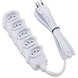 Extensao Com Terra 5 Entradas Cabo 3X0 75Mm2 3M Br