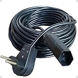 Extensao Eletrica 10 Metros 20A Cabo Prolongador PP 2x2 5mm Tomada Lampada Bivolt Bipolar Fio Grosso Gigante Flexivel Grande