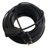 Extensão Eletrica 2 Metros Reforçada Profissional 10 20a Cor Preto 127v 220v Ms Eletro Eletrônica