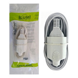 Extensão Eletrica Cordão Prolongador 3 Metros 2x0 75 Ilumi Cor Cinza