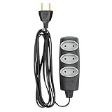 EXTENSAO NOSHOCK 90 PL 2X0 75 2P 10A GRAFITE 1 3m DN1904