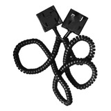 Extensão Telefone Espiral Pino pino 5 Metros Kit 50