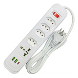 Extensão Tomada Pequena Regua Eletrica Tomadas Padrão Type c
