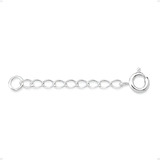 Extensor 5 Cm Corrente Fecho Boia Prata 925 Legítima C Nfe