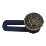 Extensor Botão De Metal Para Calças Bermudas Saias Jeans Cor Bronze