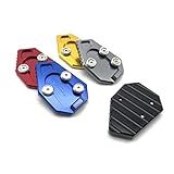 Extensor De Suporte De Motocicleta Com Suporte Lateral Para Pé Placa De Suporte Para Honda CB1000R CB 1000 R 2008 2009 2014 2015 Azul 
