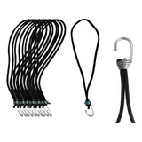 Extensor Elastico 40cm Lona Caminhao 100 Un Preto