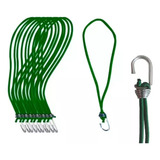 Extensor Elastico 40cm Lona Caminhao 20 Un Verde