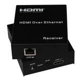 Extensor Hdmi 120 Metros 120m Conversor Rj45 Ip Cat 5e 6