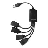 Extensor Hub Usb Adaptad C 4 Portas Flexível 2 0 Multilaser
