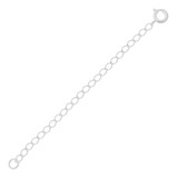 Extensor Para Pulseira E Colar 10cm Prata 925