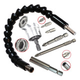 Extensor Reto Angular Flexível P Ponteira Bits Parafusadeira