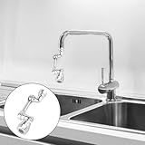 EXTENSOR UNIVERSAL GIRÁTÓRIO 1080 GRAUS PARA TORNEIRA - VOO DE ÁGUIA - ALCANCE 360-- INSTALAÇÃO FÁCIL- ECONOMIA DE ÁGUA- VERSATILIDADE- FLUXO SUAVE E SPRAY FORTE- SOFISTICAÇÃO PARA COZINHA E BANHEIRO-