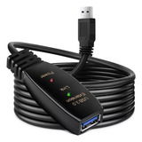 Extensor Usb 3 0 Ativo Repetidor A Macho X A Fêmea 20 Metros