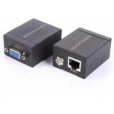 Extensor Vga Via Lan Cat5 Cat6 Rj45 60m 1080p