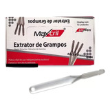 Extrator Grampo Tipo Espátula Metal Maxcril C 12 Unidades