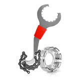 Extrator Saca Cassete Chave Raio Alinhador De Rodas Bike