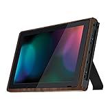EXtremeRate Estrutura De Grão De Madeira DIY Para Console Nintendo Switch Moldura Frontal De Substituição De Toque Suave Para Console Nintendo Switch Com Botões De Volume Para Cima Console Não Incluído