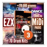 Ezdrummer 3 Completo  Expansões Ezx  Midi Packs  Toontrack