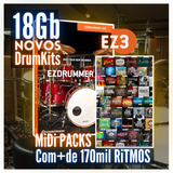 Ezdrummer 3 Completo Novos Drumkits Midi Packs Win