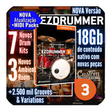 Ezdrummer 3 Completo Novos Kits