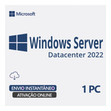 F key windws Server Datacenter 2022 Licença 25 Dígitos