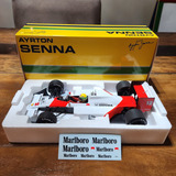 F1 Mclaren Mp4 4 Ayrton Senna Campeão 1988 Minichamps 1 18 Cor Branco