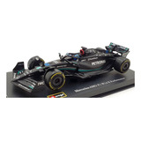 F1 Mercedes W14 63 G Russell 2023 1 43 Burago C Acrílico