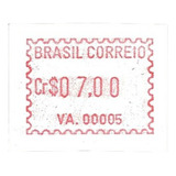 F7002 Brasil 1981 Se 2 Etiqueta Autômato