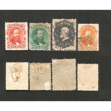 F7061 Brasil 1866 Império 4 Selos Dom Pedro Ii