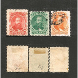 F7062 Brasil 1866 Império 3 Selos Dom Pedro Ii