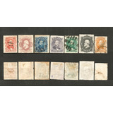 F7064 Brasil 1876 Império 7 Selos Dom Pedro Ii Série Complet