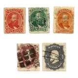 F7066 Brasil 1866 Império 4 Selos Dom Pedro Ii