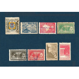 F7156 Brasil 1924 30 República 8 Selos Comemorativos