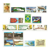 F7295 Brasil 1999 33 Selos Comemorativos Blocos Conjuntos
