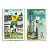 F7523 Brasil 1969 República 2 Selos Comemorativos Promoção