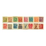 F7541 Brasil 1946 16 Selos Netinha Filigrana Q Correio Brasi