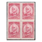 F7610 Brasil 1949 Quadra C 249 Centenário De Rui Barbosa