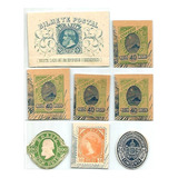 F7646 Brasil 8 Selos Recortados De Envelopes
