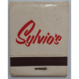 F9235 Caixinha Fósforo Sylvio s Bar E Restaurante 50 Ou 60