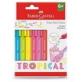 Faber-Castell Caneta Fine Pen 6 Cores Tropical