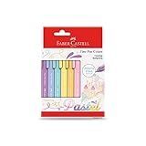 Faber-Castell FINE PEN COLORS - PASTEL CTL 6 UNID-- Modelo-FPB-ES6TPZF