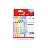 Faber-Castell Grifpen - Caneta Marca Texto- Tons Pastel- 6 Cores