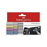 Faber Castell MARCADOR PERMANENTE 1 0MM 4 CORES Modelo MULTI ES4MTZF