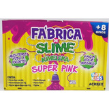 Fabrica De Slime Kimeleka Super Pink Acrilex Com 6 Peças