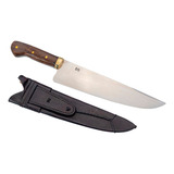 Faca Artesanal Tala Picanheira 10pol 37cm Cabo Imbuia 12 Sg